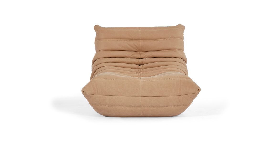 Michel Ducaroy Fireside Leather Lounge Chair