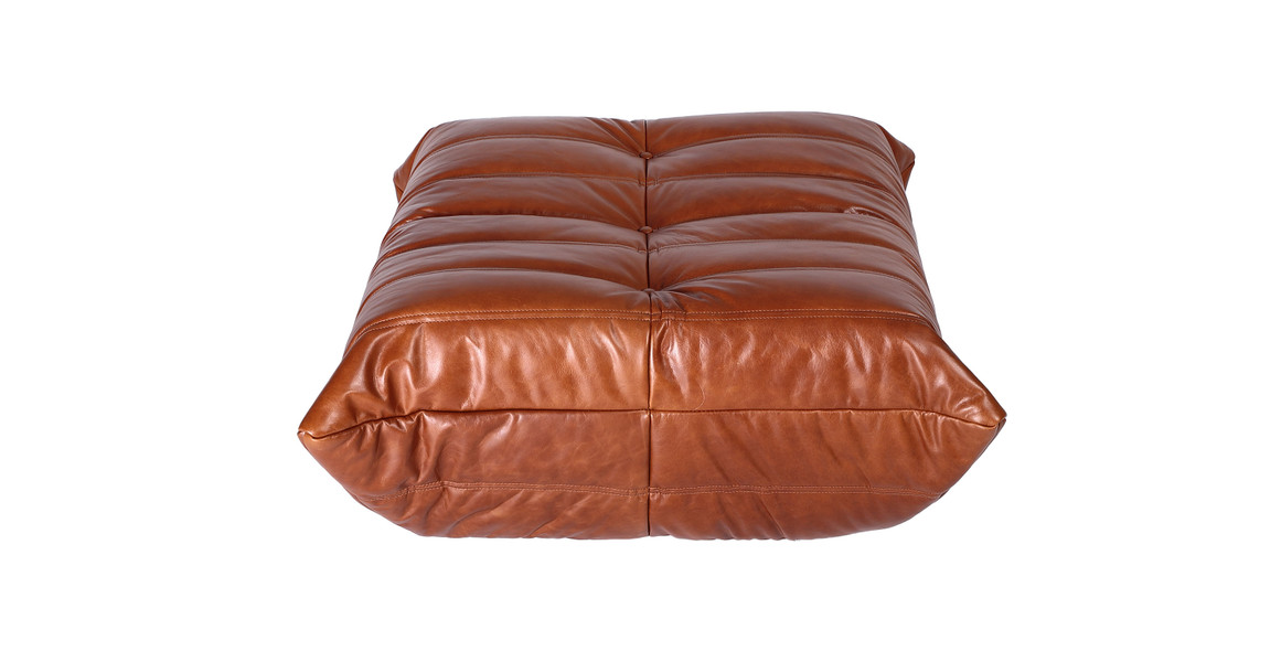 Michel Ducaroy Modern Style Leather Ottoman