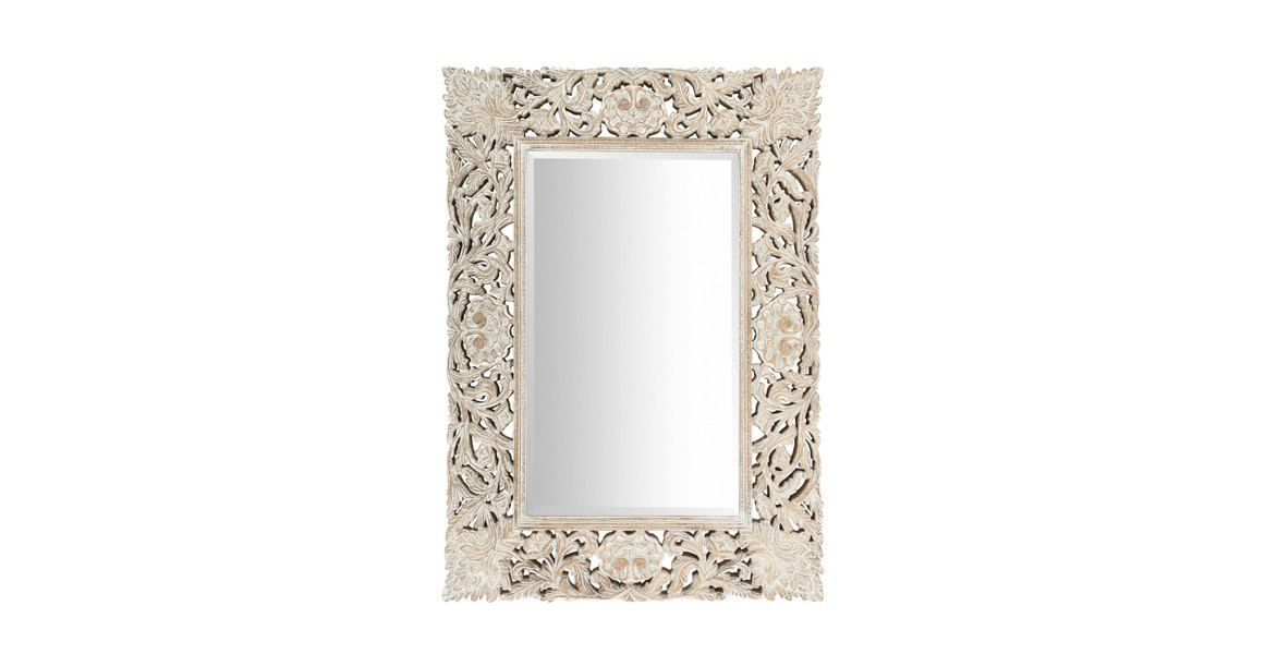 Surya Naomi NMI001 Rectangle Traditional Mirror