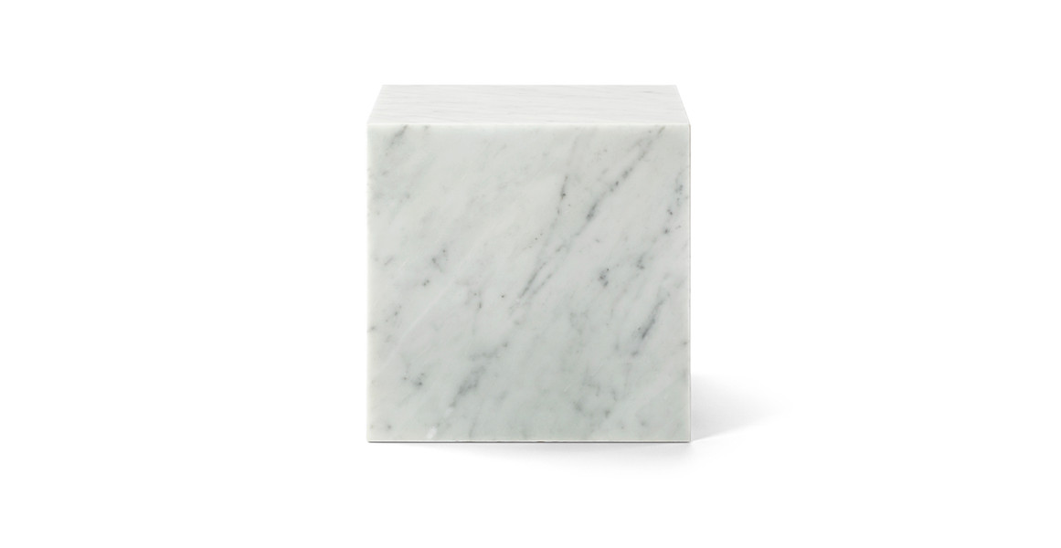 Copenhagen Marble Plinth Cube Small Side Table