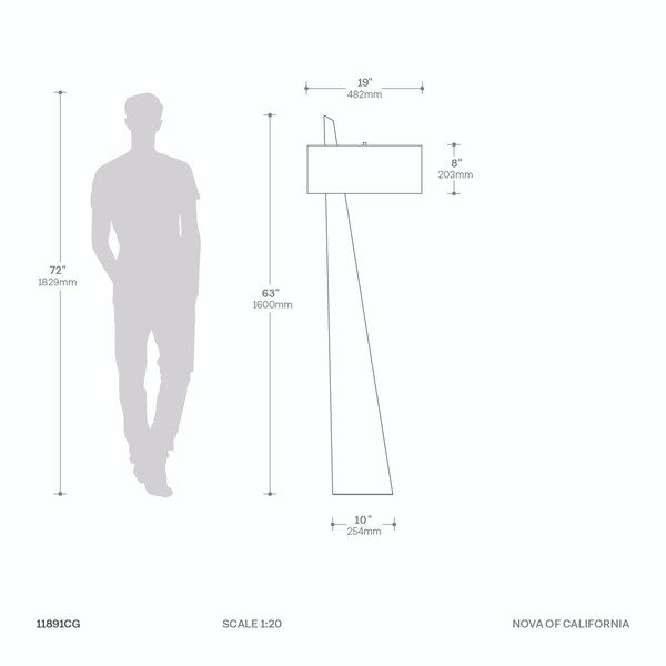 NOVA Obelisk Floor Lamp