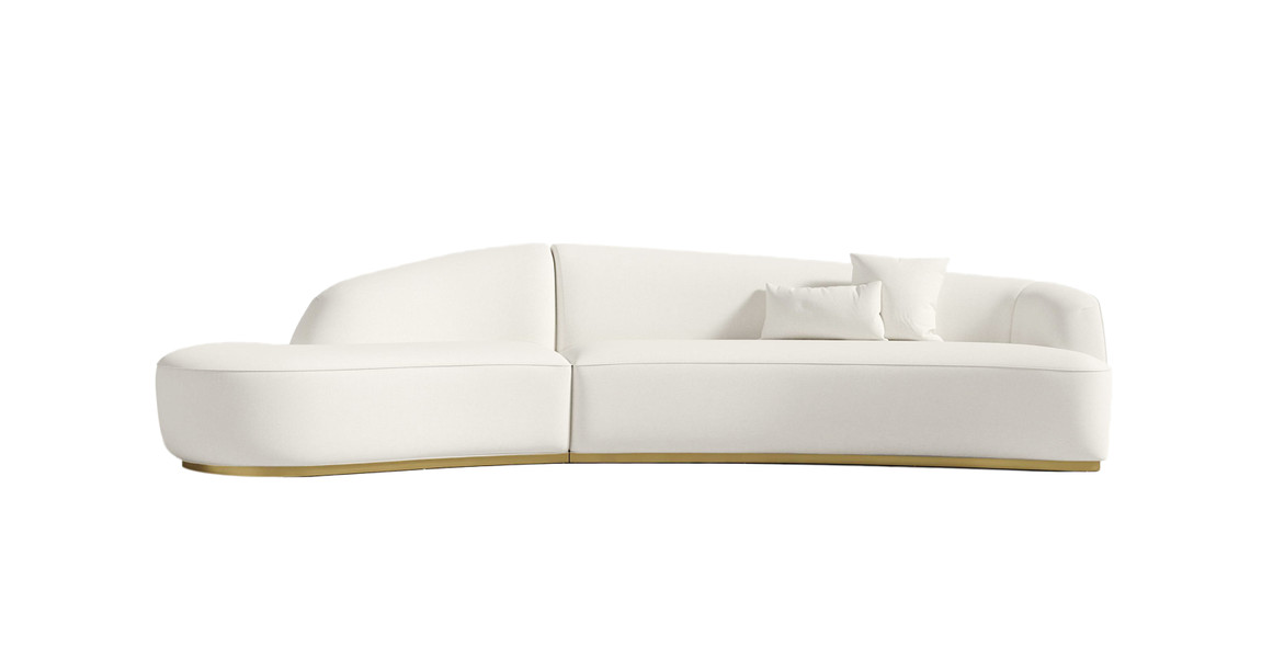 Reya Curved Sectional Sofa - Left Chaise