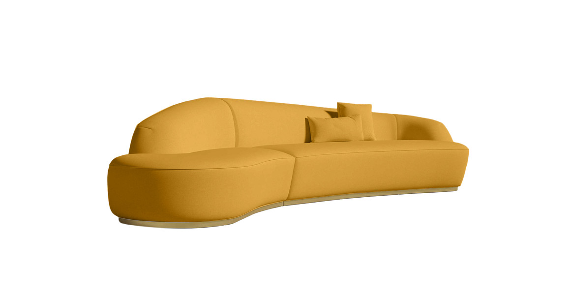 Reya Curved Sectional Sofa - Left Chaise