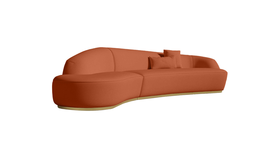 Reya Curved Sectional Sofa - Left Chaise