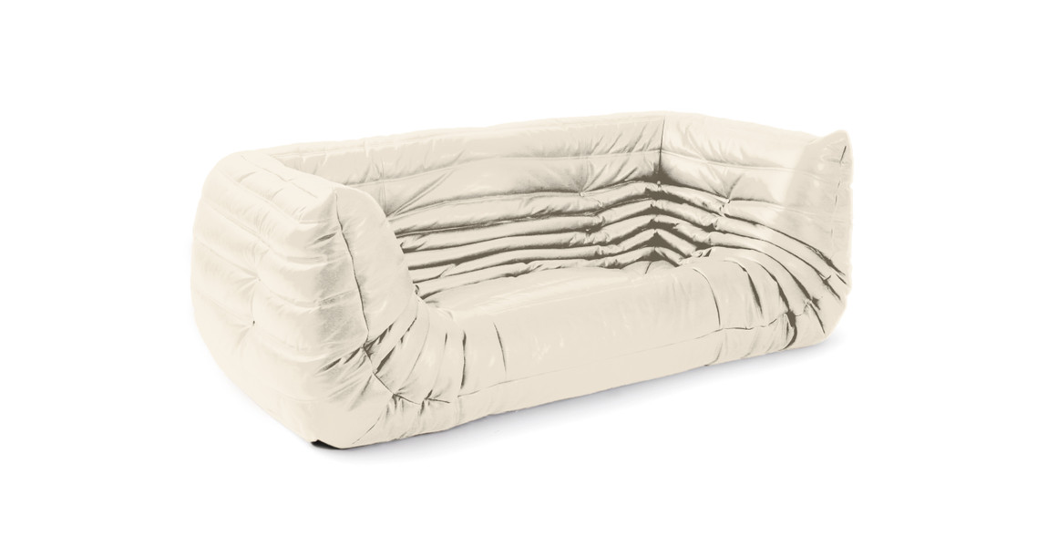Michel Ducaroy Quayside 3 Seater Medium Leather Sofa With Arms