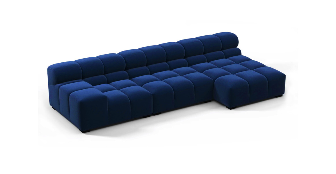 Tufted Sectional Sofa - Right Chaise