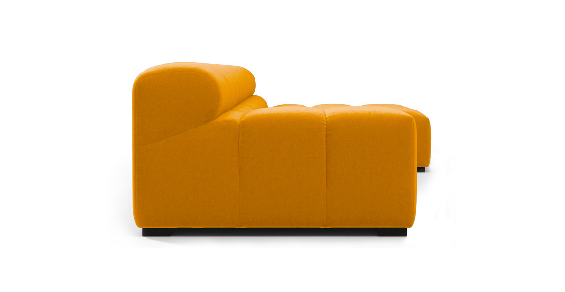 Tufted Sectional Sofa - Right Chaise