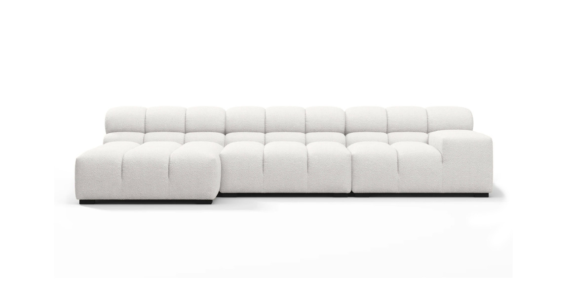 Tufted Sectional Sofa - Left Chaise