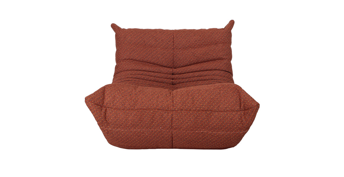 Michel Ducaroy Tweed Fireside Chair