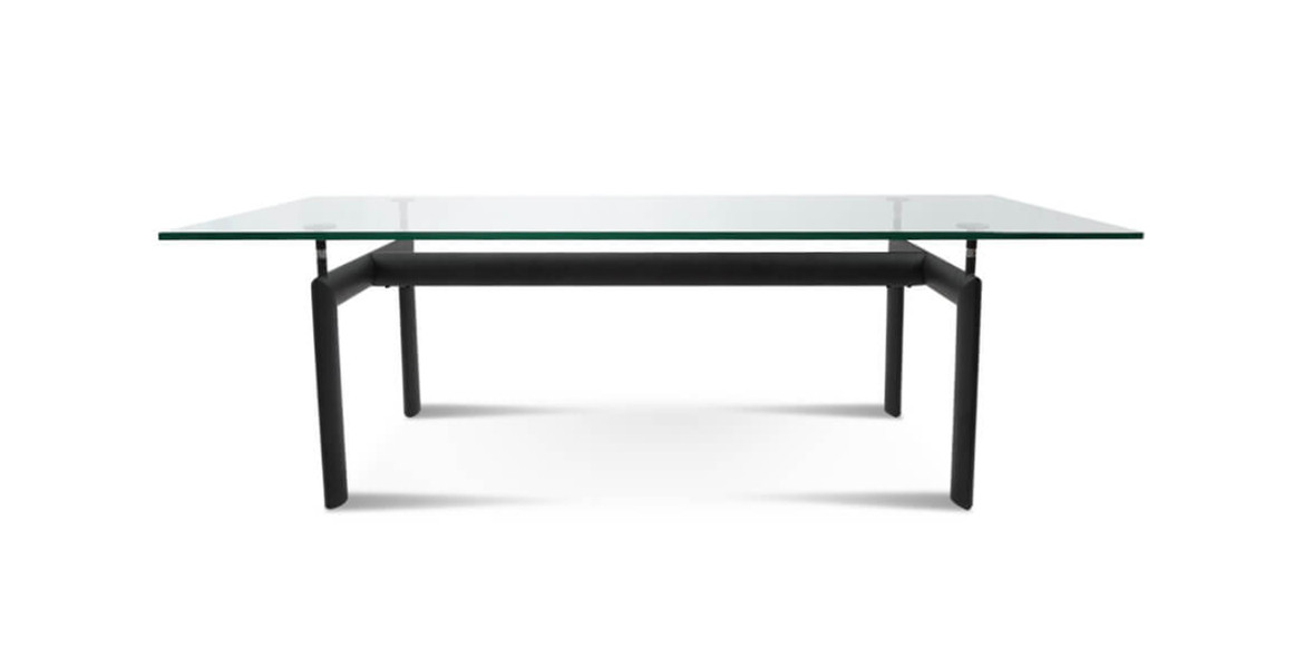 Le Corbusier 6 Glass Dining Table - FINAL SALE