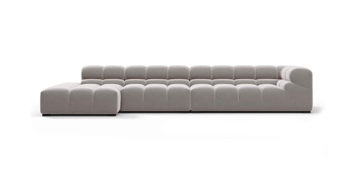 Tufted Sectional Sofa - Large Left Chaise