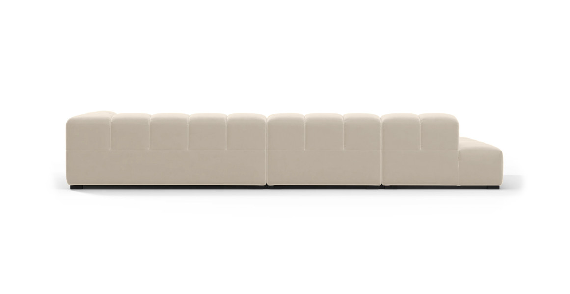 Tufted Sectional Sofa - Large Left Chaise