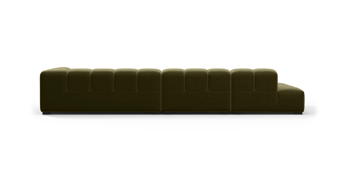 Tufted Sectional Sofa - Large Left Chaise
