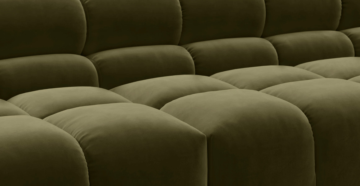 Tufted Sectional Sofa - Large Left Chaise