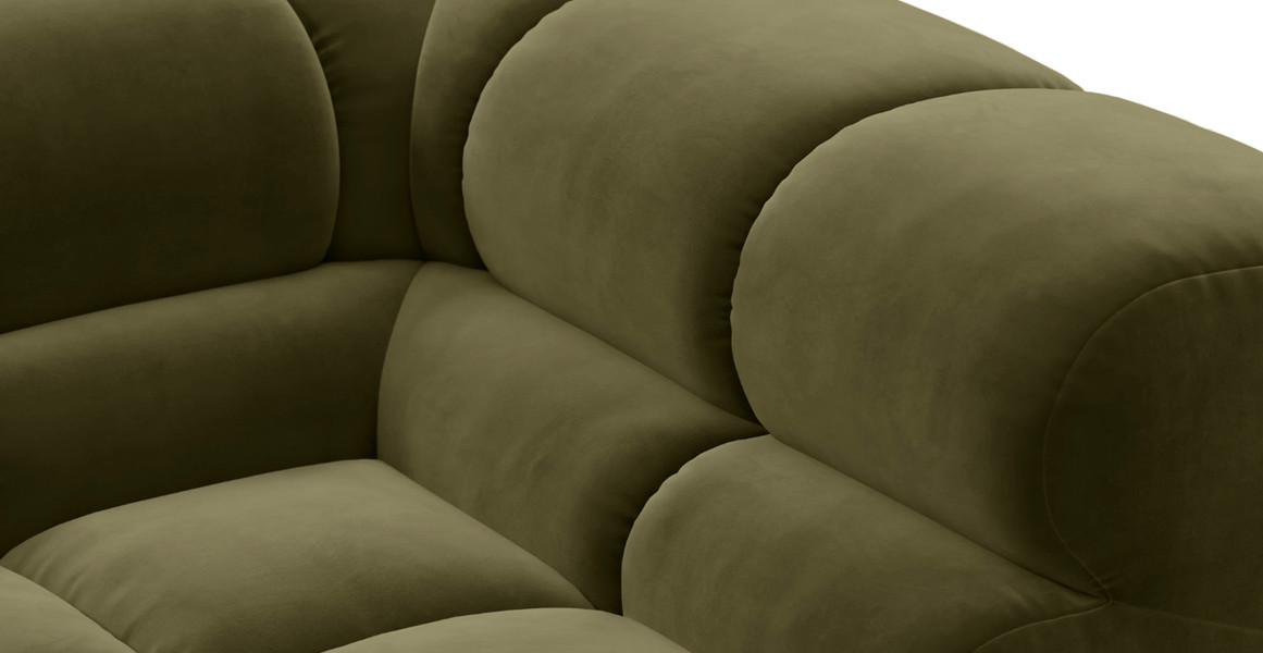 Tufted Sectional Sofa - Large Left Chaise