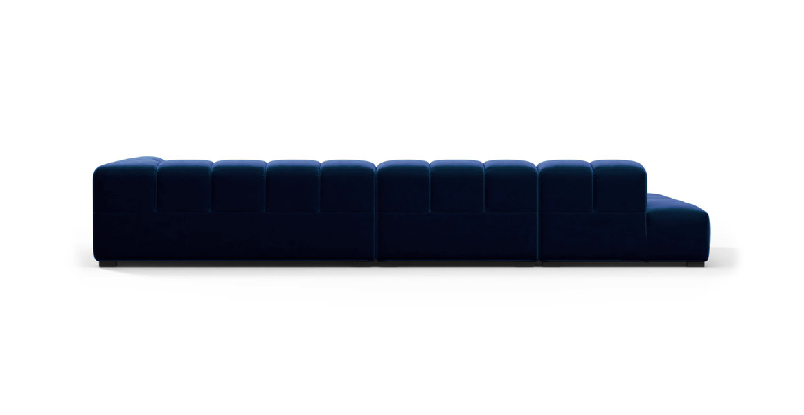 Tufted Sectional Sofa - Large Left Chaise