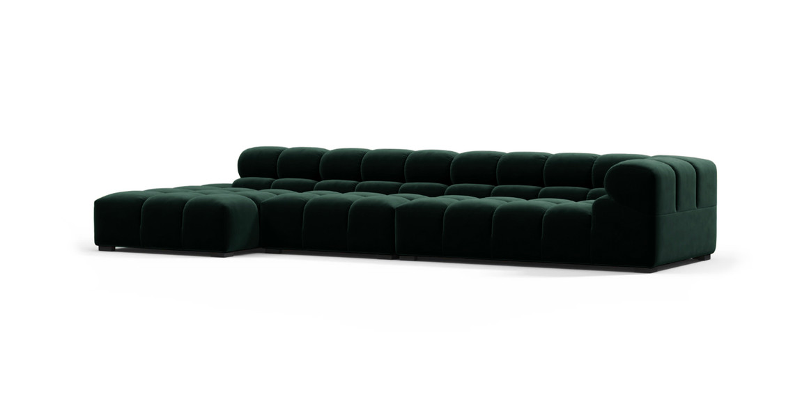 Tufted Sectional Sofa - Large Left Chaise
