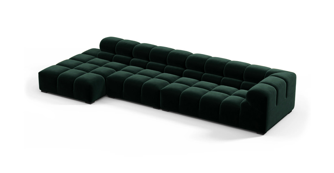 Tufted Sectional Sofa - Large Left Chaise
