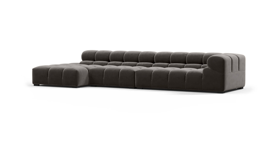Tufted Sectional Sofa - Large Left Chaise