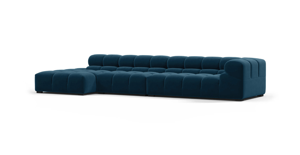 Tufted Sectional Sofa - Large Left Chaise