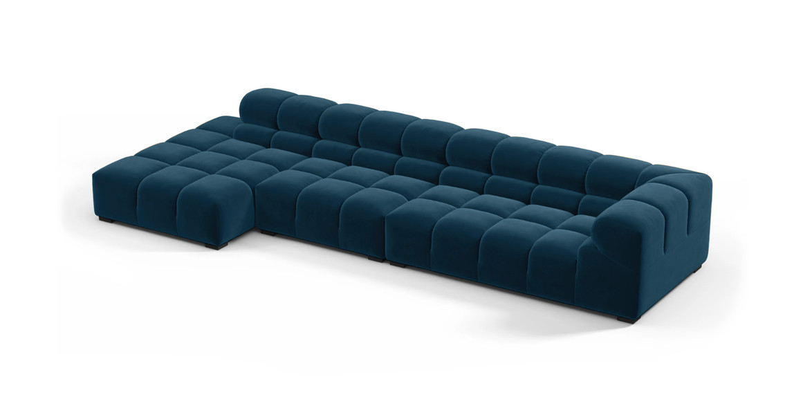Tufted Sectional Sofa - Large Left Chaise