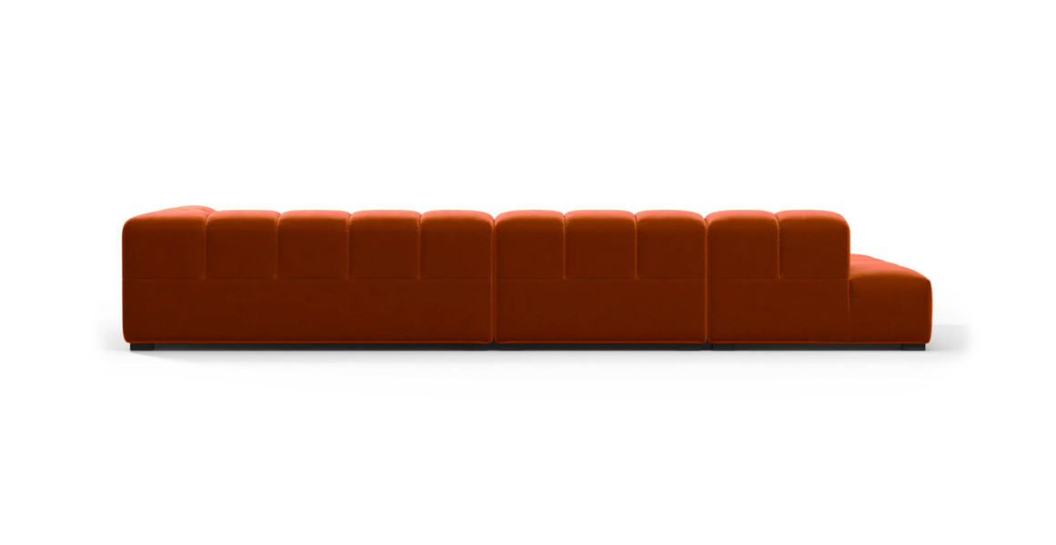 Tufted Sectional Sofa - Large Left Chaise