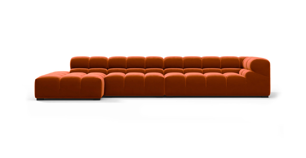 Tufted Sectional Sofa - Large Left Chaise