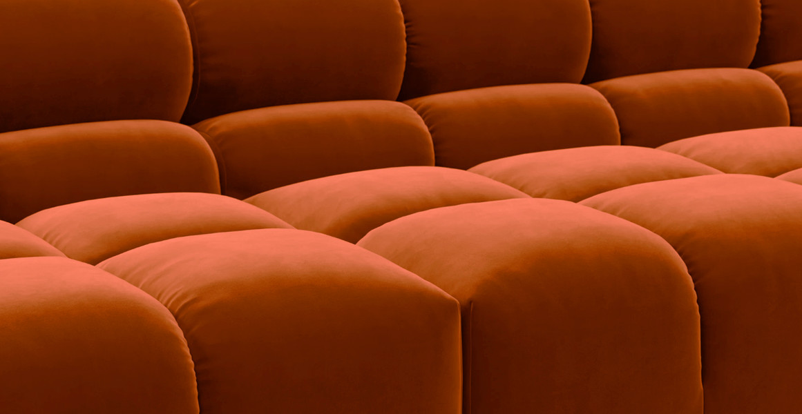 Tufted Sectional Sofa - Large Left Chaise