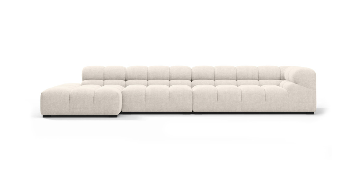 Tufted Sectional Sofa - Large Left Chaise