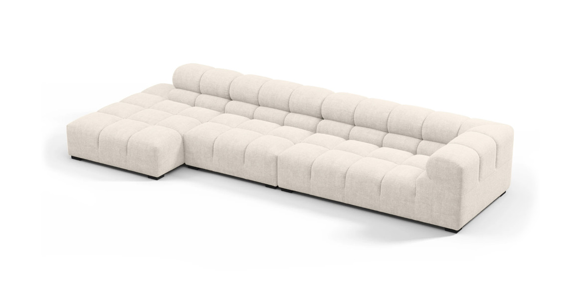 Tufted Sectional Sofa - Large Left Chaise
