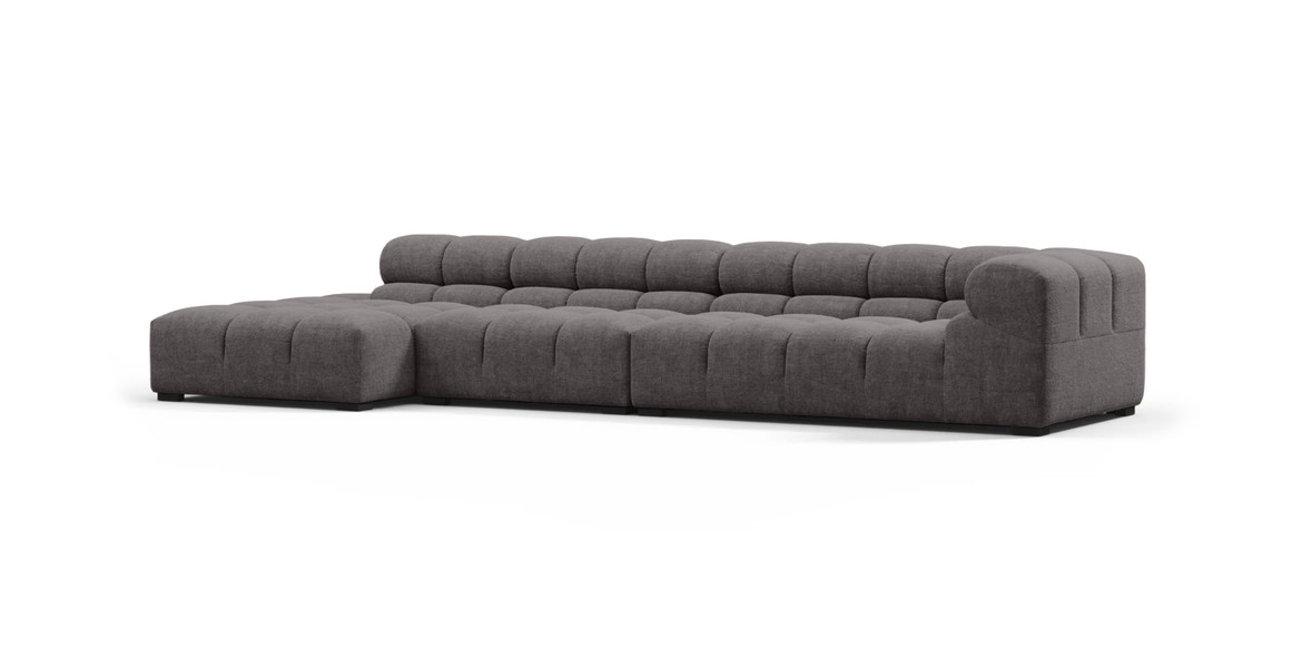 Tufted Sectional Sofa - Large Left Chaise