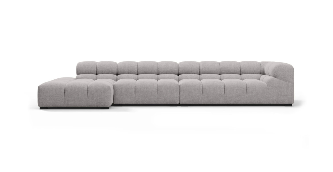 Tufted Sectional Sofa - Large Left Chaise
