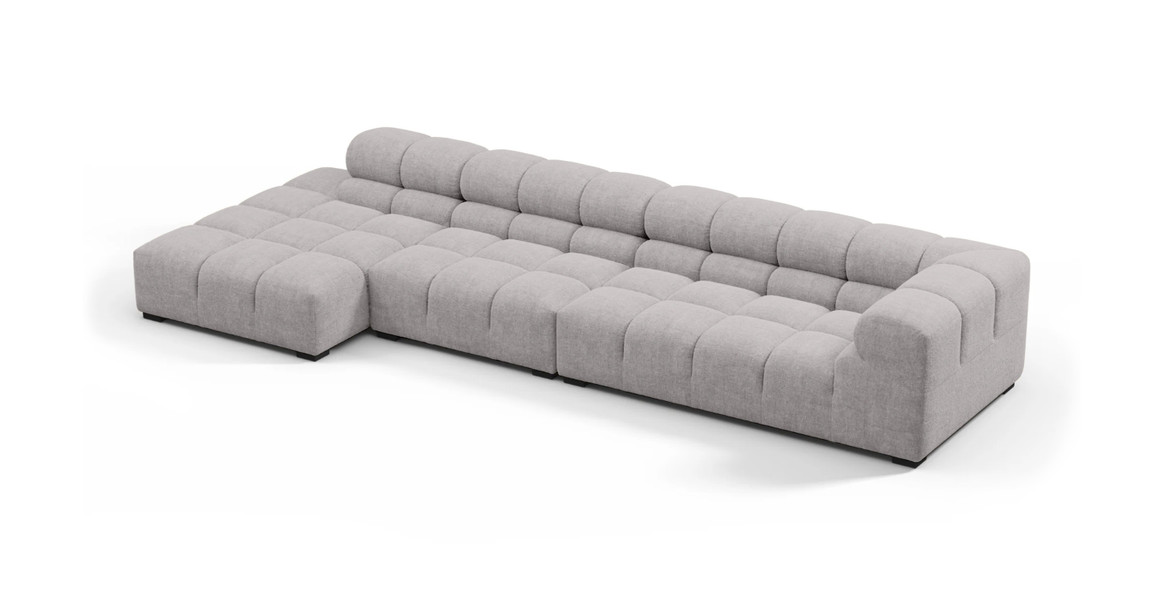 Tufted Sectional Sofa - Large Left Chaise