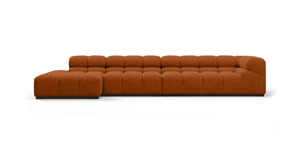 Tufted Sectional Sofa - Large Left Chaise