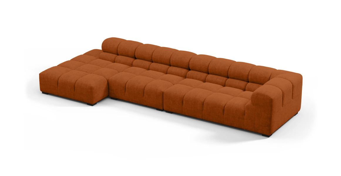 Tufted Sectional Sofa - Large Left Chaise