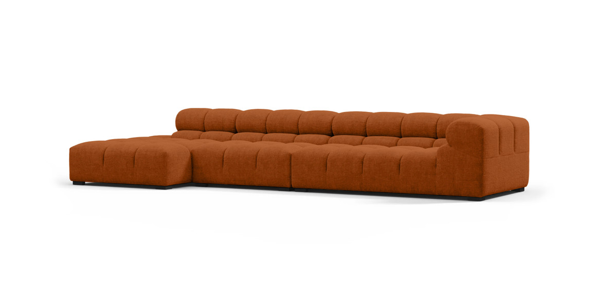 Tufted Sectional Sofa - Large Left Chaise