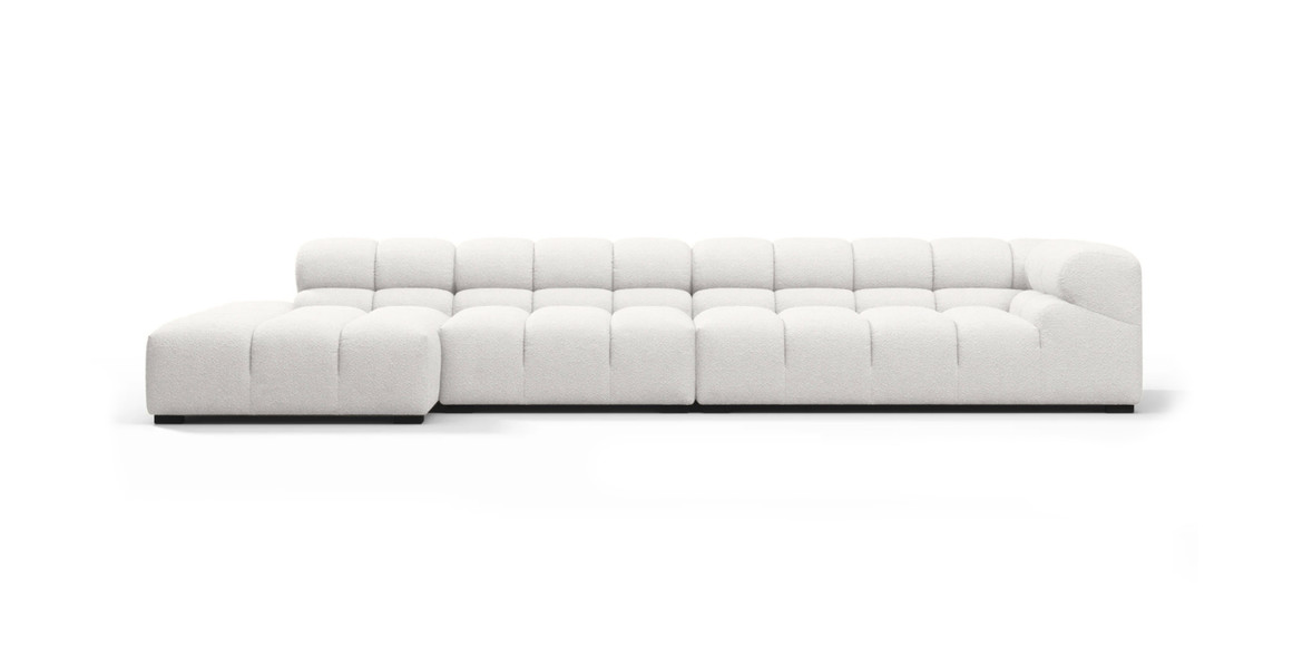 Tufted Sectional Sofa - Large Left Chaise