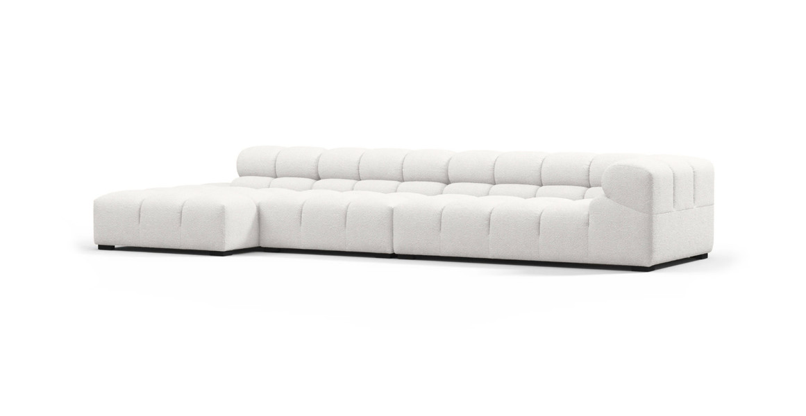 Tufted Sectional Sofa - Large Left Chaise