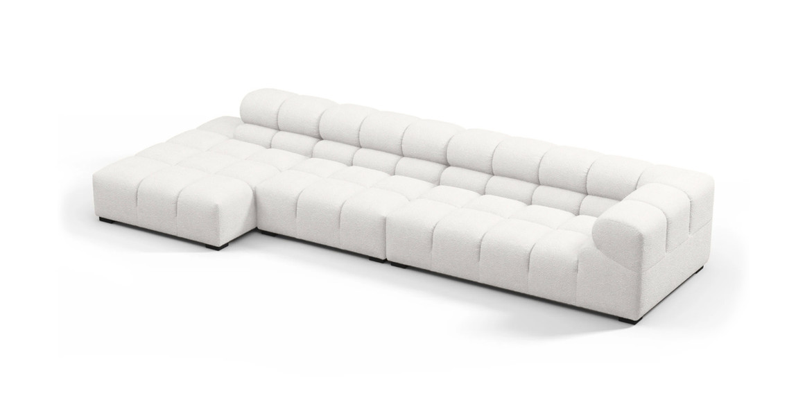 Tufted Sectional Sofa - Large Left Chaise