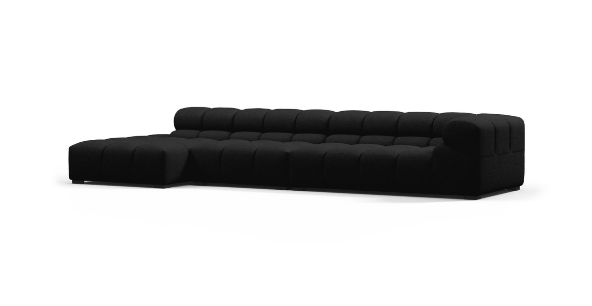 Tufted Sectional Sofa - Large Left Chaise