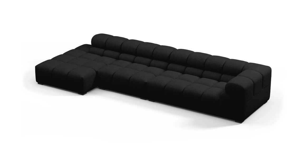 Tufted Sectional Sofa - Large Left Chaise