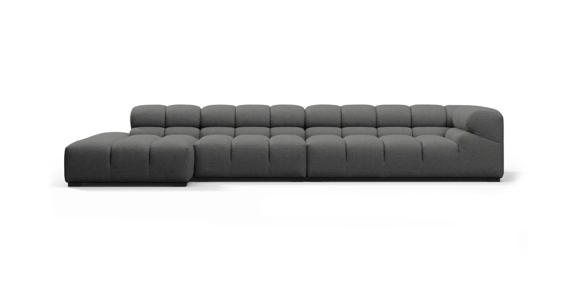 Tufted Sectional Sofa - Large Left Chaise