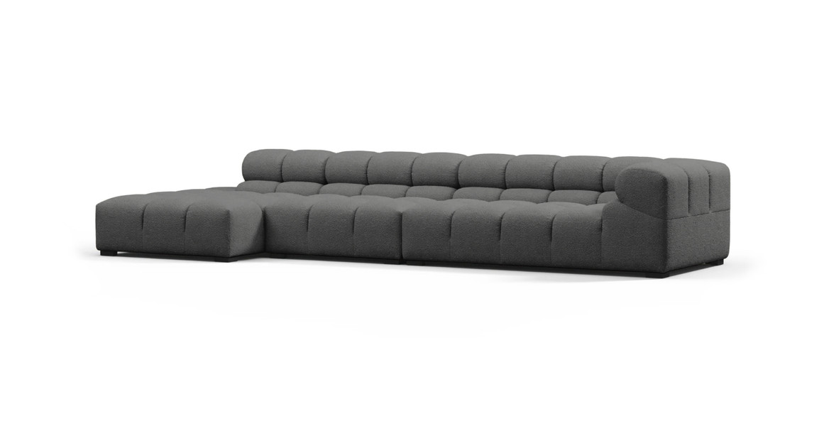 Tufted Sectional Sofa - Large Left Chaise