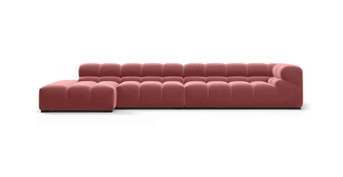 Tufted Sectional Sofa - Large Left Chaise