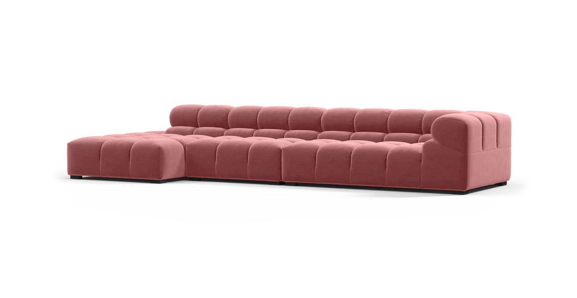 Tufted Sectional Sofa - Large Left Chaise