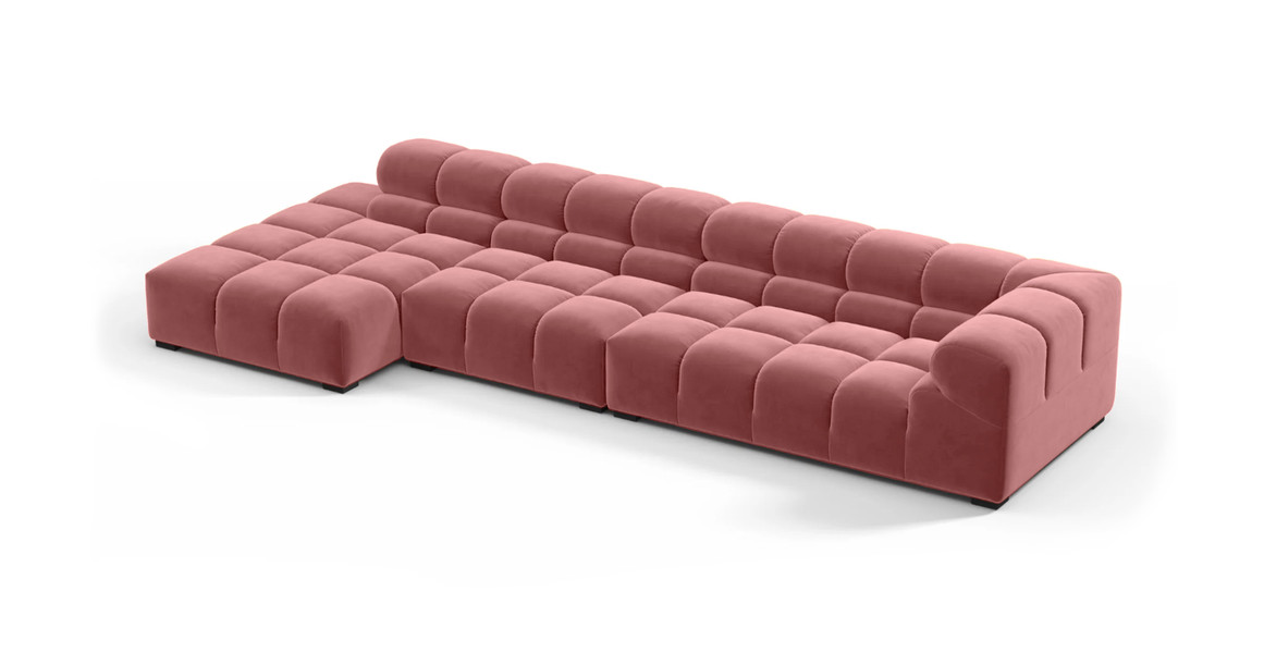 Tufted Sectional Sofa - Large Left Chaise