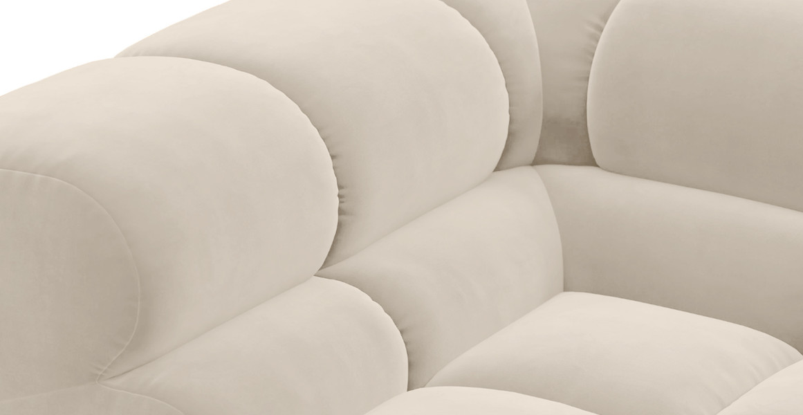 Tufted Sectional Sofa - Large Right Chaise