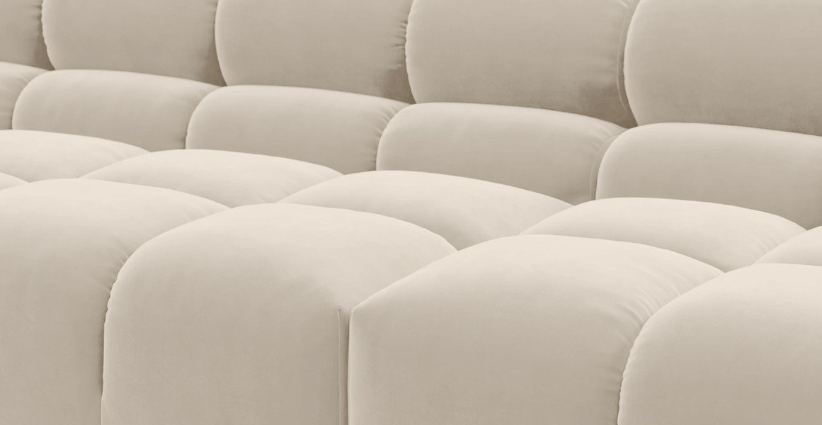 Tufted Sectional Sofa - Large Right Chaise