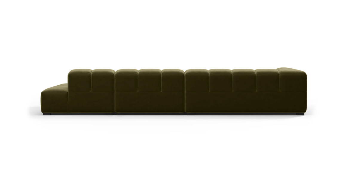 Tufted Sectional Sofa - Large Right Chaise