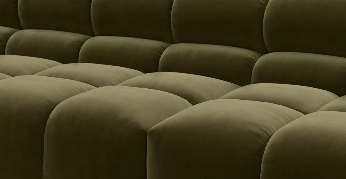 Tufted Sectional Sofa - Large Right Chaise